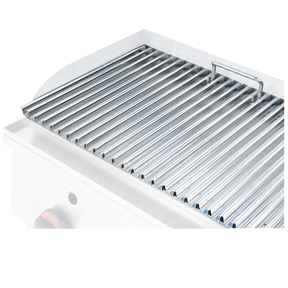 Eurast 447301PX Stainless steel grill for 450 bar barbecue - 900x400 mm