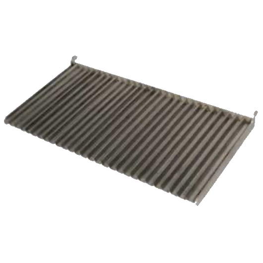 Eurast 4A220109 Stainless steel ribbed grill for barbecues - 620x780 mm