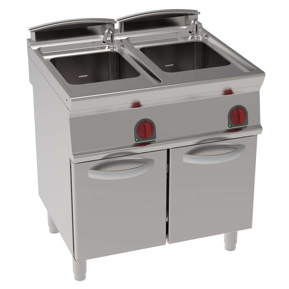 Eurast 39060617 Electric pasta cooker  24+24 litres 2 doors - 800x700x900 mm - 12 Kw 400/3V