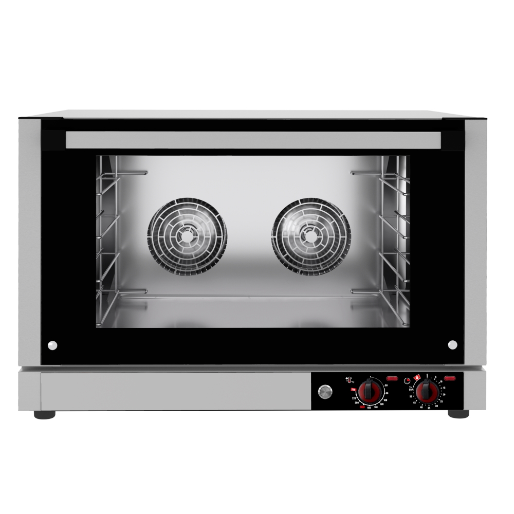 Electric convection oven dir. 4 gn 1/1 or trays 600x400 - 820x800x560 mm - 6,3 KW 400/3V - 41235017 