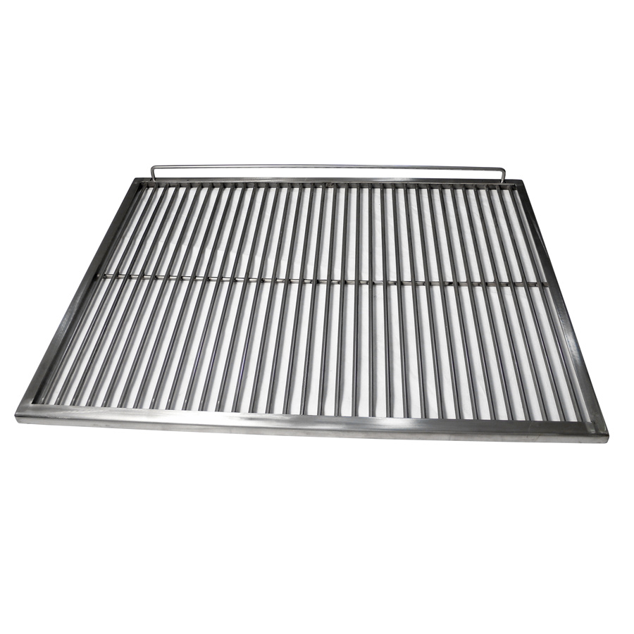 Stainless steel rod grill for charcoal ovens - 585x465x15 mm - 4A540009 Eurast
