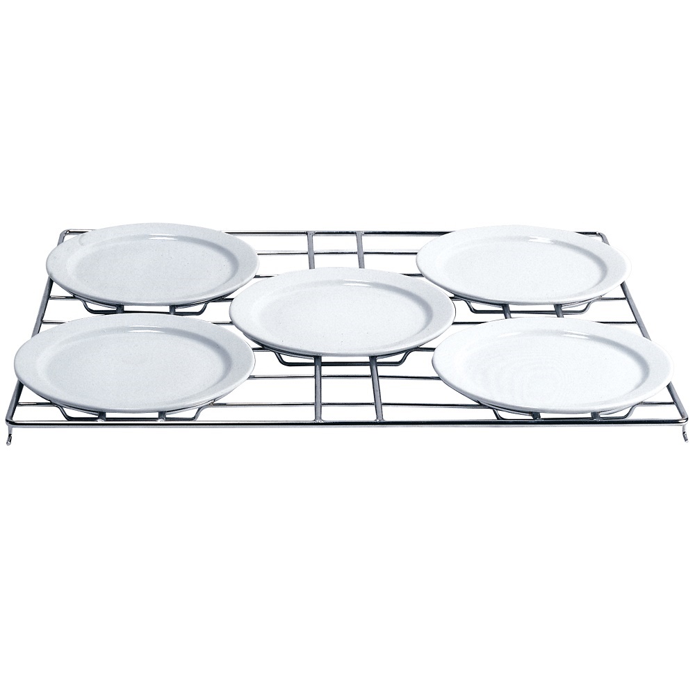 Dishes griddle gn 2/1 capacity 5 dishes - 530x650x10 mm - 41182000 Eurast