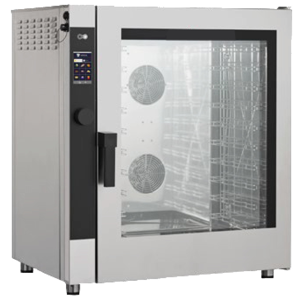 Mixed oven conv.-steam dir. electr. 10 gn 1/1 or trays 600x400 - 900x750x1000 mm - 12,6 KW 400/3V - 
