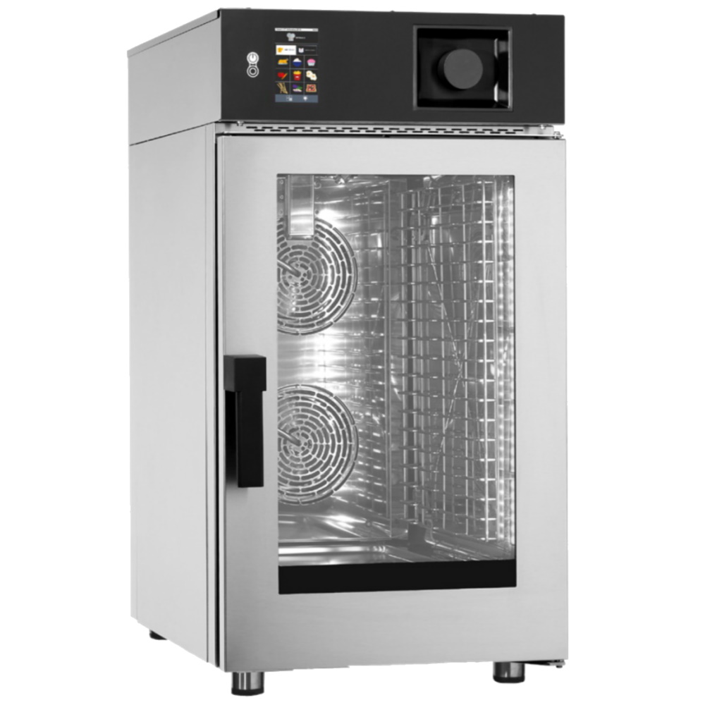 Mixed oven conv.-steam dir. electr. 10 gn 1/1 - 520x800x1000 mm - 13,8 KW 400/3V - 41W101MK Eurast