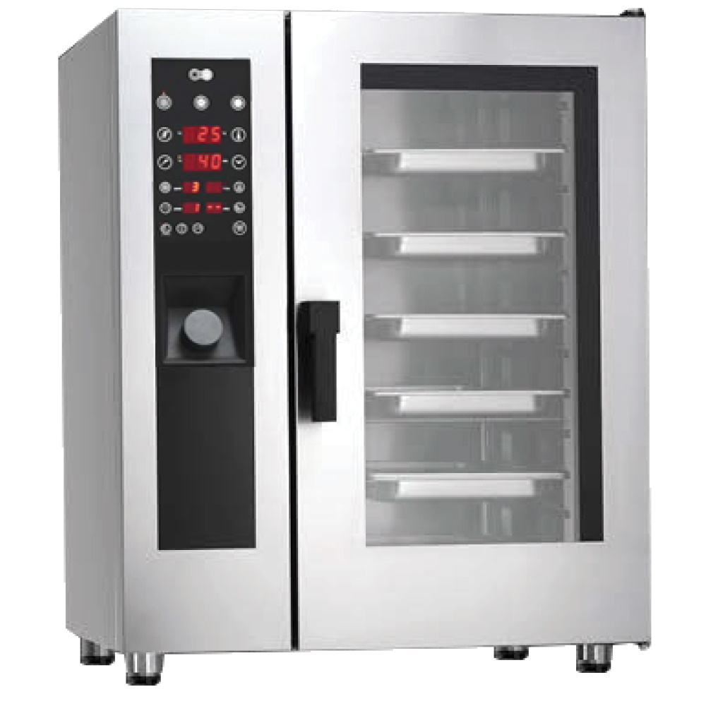 Eurast 41101EPE Electric direct steam-conv mixed oven for 10 gn 1/1 - 860x800x1120 mm - 15,7 KW 400/