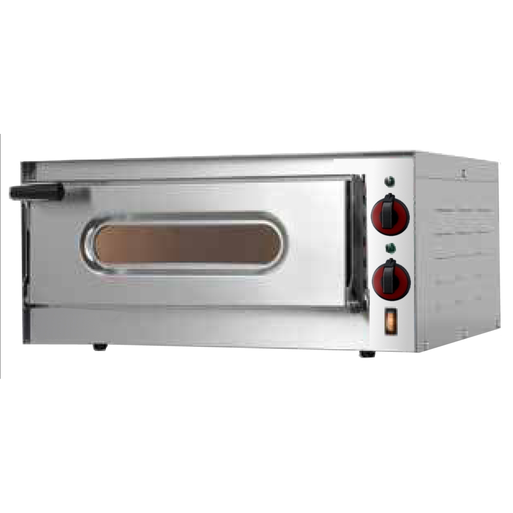 Eurast 51G10012 1 chamber electric pizza oven for 1 pizza ø 360 - 550x430x260 mm - 1,6 KW 230/1V