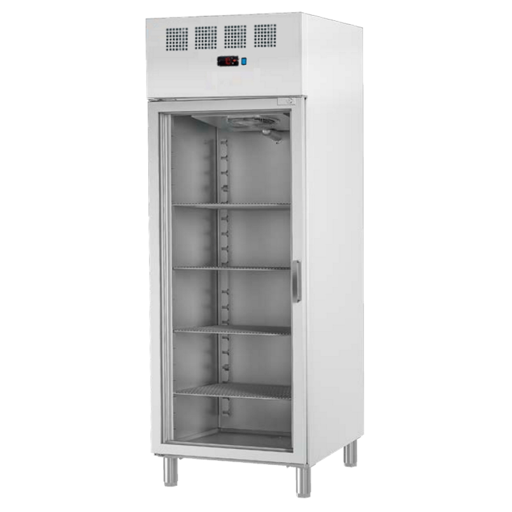 Eurast 76399509 Refrigerated cabinet 1 glass door 530x650 gn 2/1 or 400x600 - 700x820x2010 mm - 300 