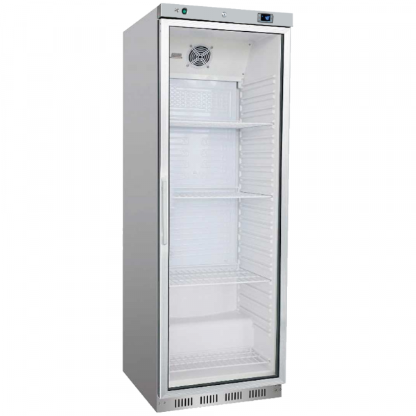 Armario frigorifico estático inox puerta cristal 460 litros 630x740x1870 mm