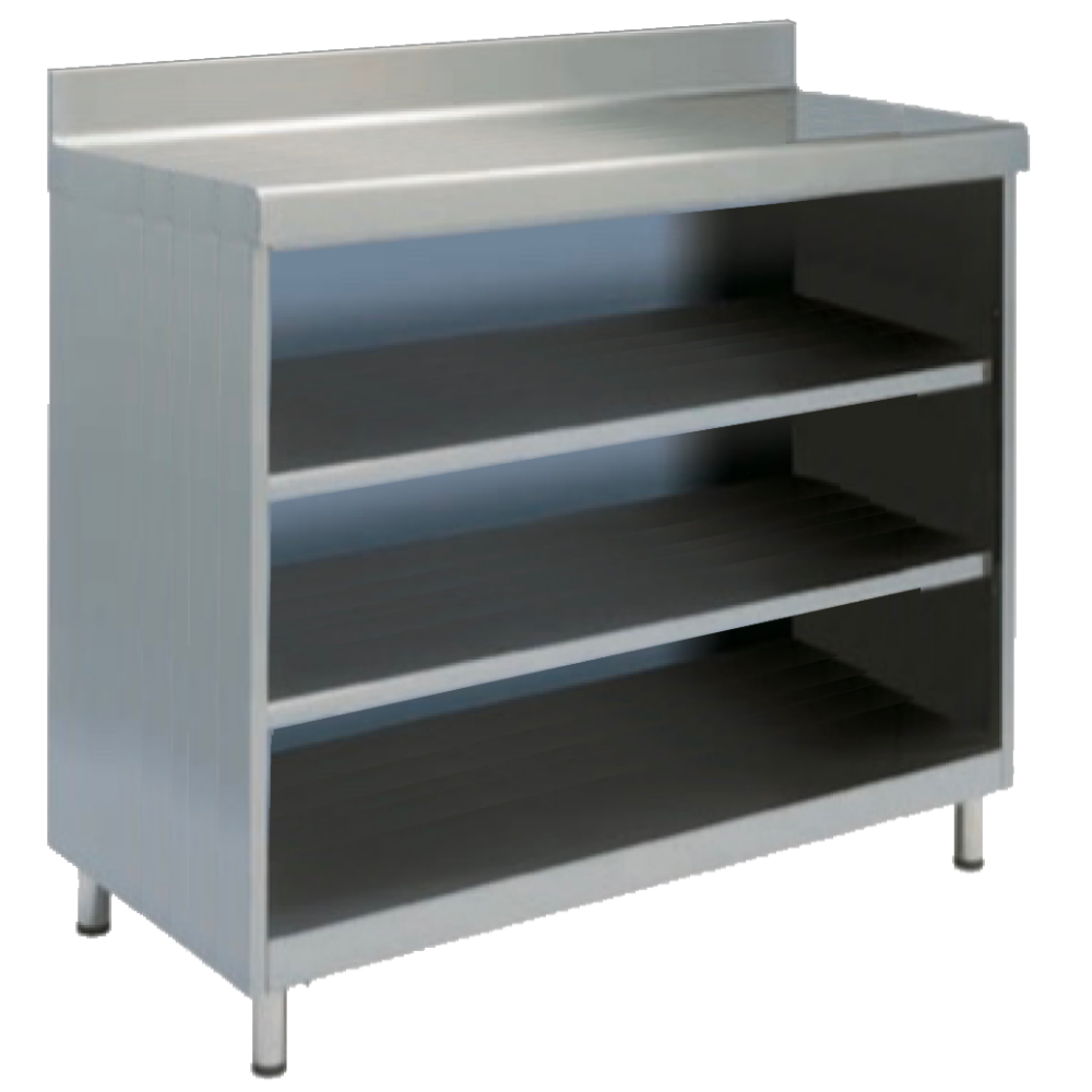 Mueble de estantes tras barra 3 estantes 1000x600x1050 mm