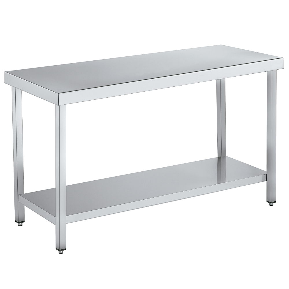 Central work table with 1 shelf disassembled - 2000x700x850 mm - 1D02071C Eurast
