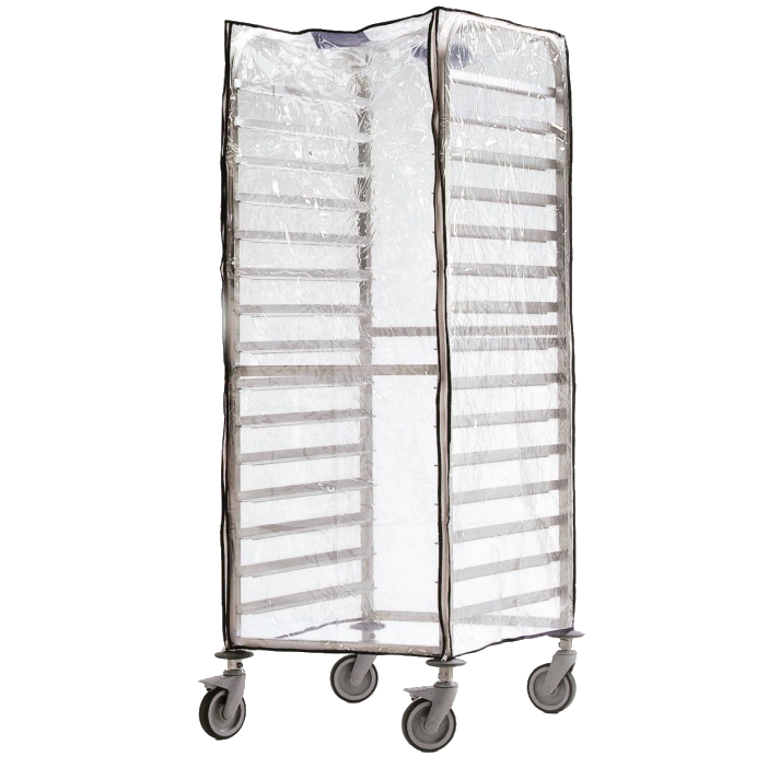 Eurast 92060620 Protective cover for trolley with guides for gn 1/1 containers - 460x630x1700 mm