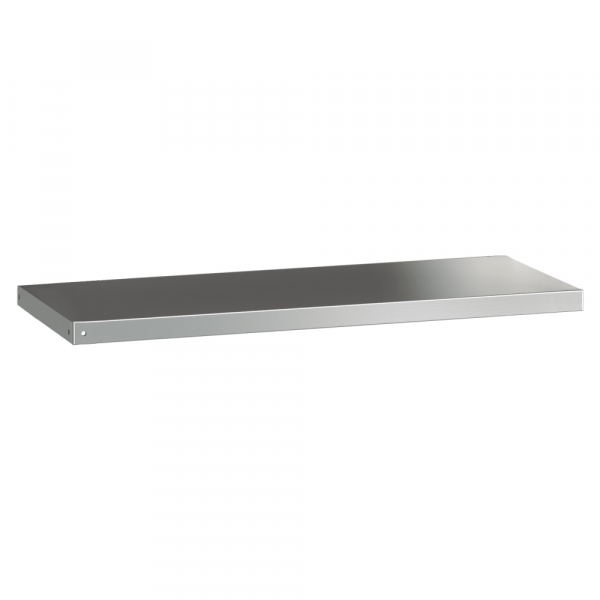 Stainless steel shelf for standing shelve smooth - 800x300x40 mm - 30204010 Eurast