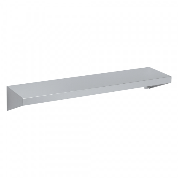 Wall shelf smooth square below - 1600x250x150 mm - 31420010 Eurast