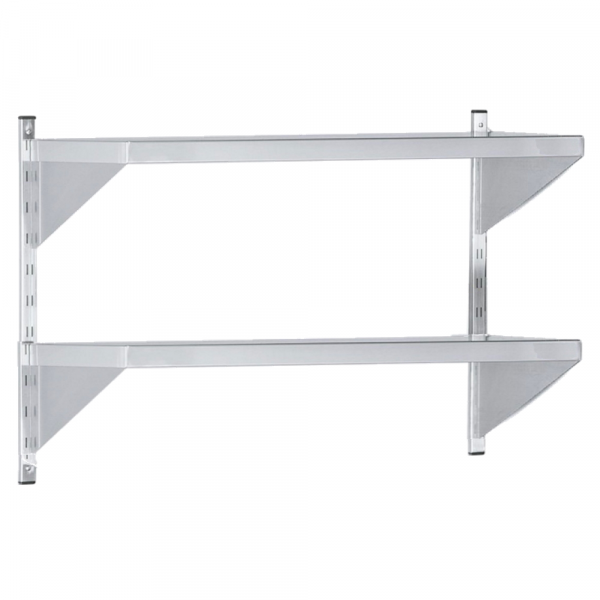 Adjustable wall shelf 2 shelves (depth 400) - 1200x400x600 mm - 31224000 Eurast