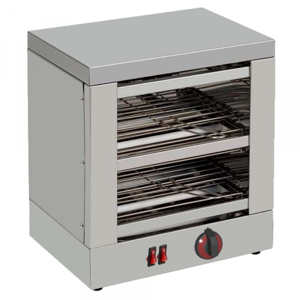 Electric toaster 2 shelves de 245 x 200 - 360x260x400 mm - 1,8 Kw 230/1V - 4302T2ET Eurast