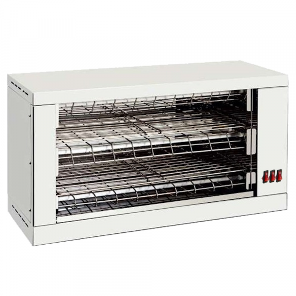 Electric toaster 2 shelves de 520 x 200 - 690x290x370 mm - 3,6 Kw 230/1V - 4302REPU Eurast