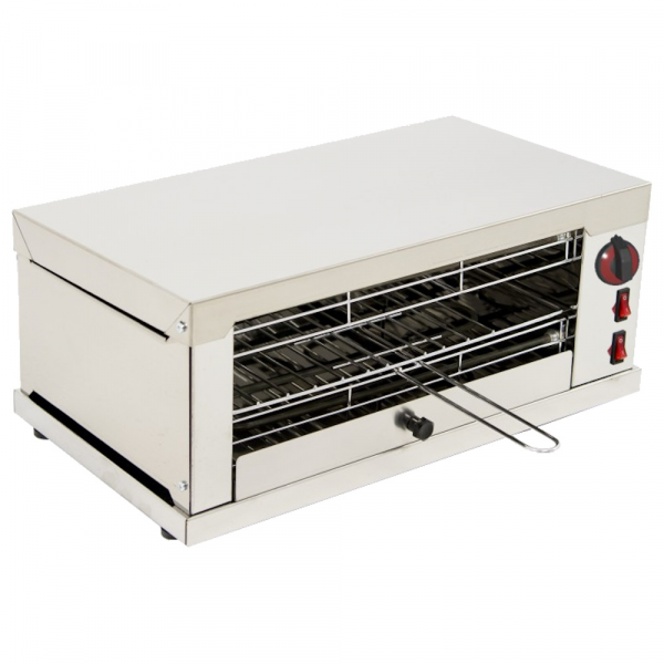Electric toaster 1 shelf de 370 x 260 - 510x280x230 mm - 2,3 Kw 230/1V - 4301T0UD Eurast