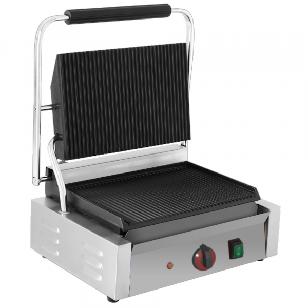 Grill hot plate 1 plate 360x240 and 1 grill - 430x365x210 mm - 2,2 Kw 230/1V - 4402186P Eurast