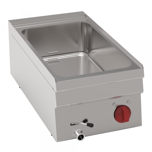 Electric bain marie gn 1/1 on table top - 350x600x280 mm - 1,3 Kw 230/1V - 30040611 Eurast