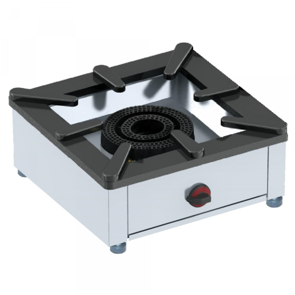 Gas great power cooker 1 grill - 600x600x280 mm - 12,5 Kw - 49205T08 Eurast