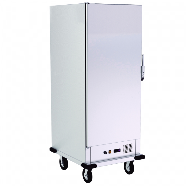 Electric ventilated hot humid cart 17 gn 2/1 or 34 gn 1/1 - 700x805x1740 mm - 3 KW 230/1V - 61000041