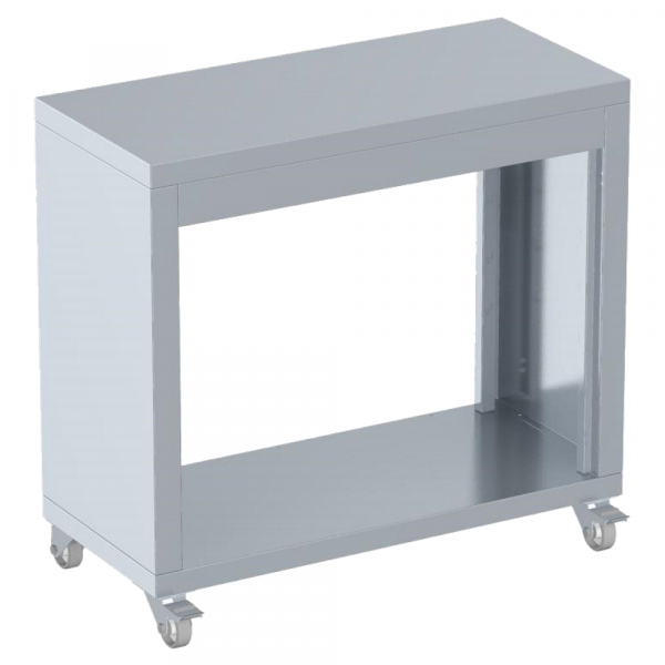 Support table 1 shelf and wheels - 1000x450x930 mm - 53561EN0 Eurast