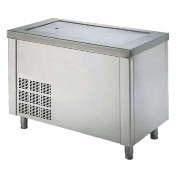 Mueble frío c/placa lisa self-service 3 gn 1/1-20 1200x700x850 mm